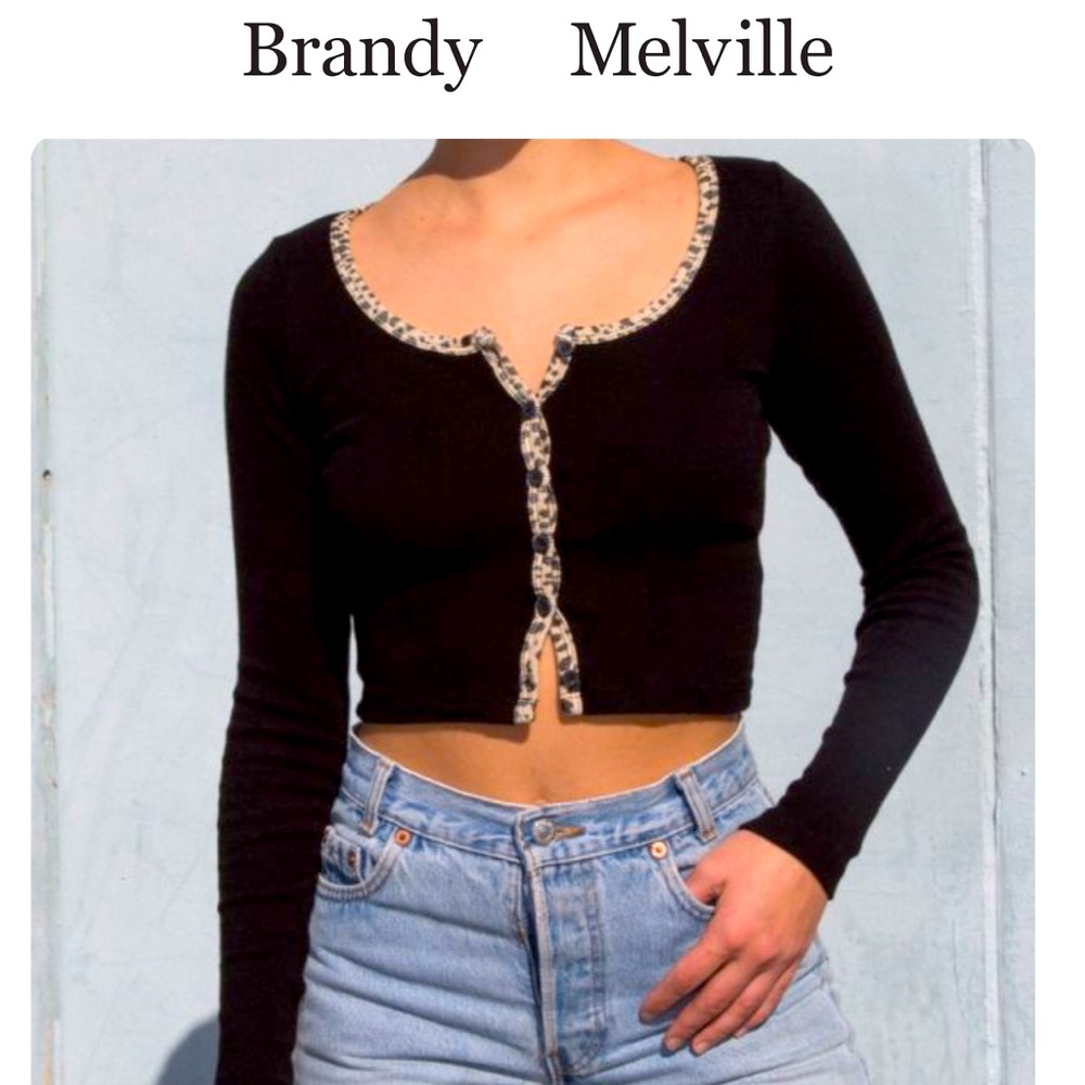 Brandy Melville - long sleeve button down top